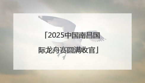 2025中国南昌国际龙舟赛圆满收官