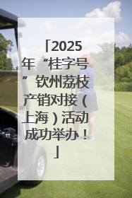 2025年“桂字号”钦州荔枝产销对接（上海）活动成功举办！