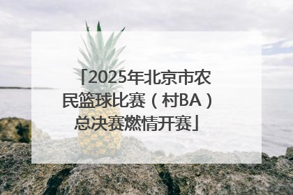 2025年北京市农民篮球比赛（村BA）总决赛燃情开赛