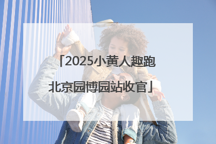 2025小黄人趣跑北京园博园站收官
