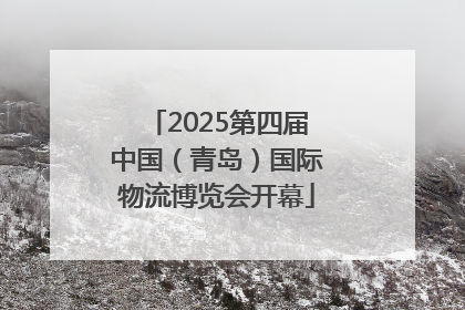 2025第四届中国（青岛）国际物流博览会开幕