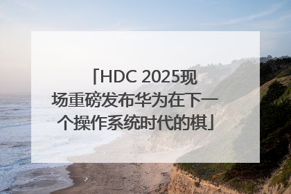 HDC 2025现场重磅发布华为在下一个操作系统时代的棋